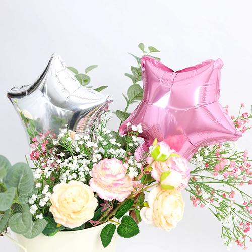 День рождения свадебный дом украшение свадебное празднование, творческая модель Дня святого Валентина Пентаграмма алюминиевый фильм воздушный шар воздушный фильм