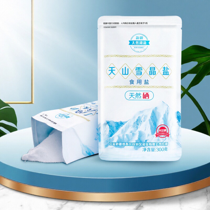 新疆湖盐天山硒盐无抗结剂天然