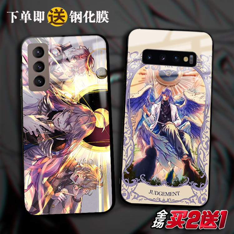 DRB神宫寺寂雷适用于三星note20ultra 10+玻璃S21 s20FE 89手机壳