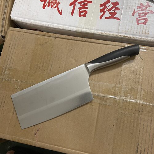 工厂瑕疵菜刀家用锋利厨师刀切肉片刀厨房烹饪切菜刀具加厚两用刀