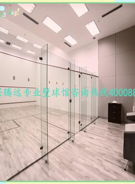 室内专用壁球拍保护网 专业建造壁球馆 出售壁球馆全套设备