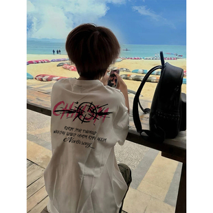 WASSUP美式街头纯棉短袖t恤男款学生2026年夏季新款百搭潮流上衣