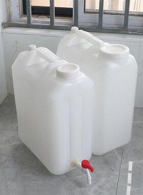 加厚食品级25L30L50升带水龙头酒桶食用油桶手提方形塑料纯净水桶