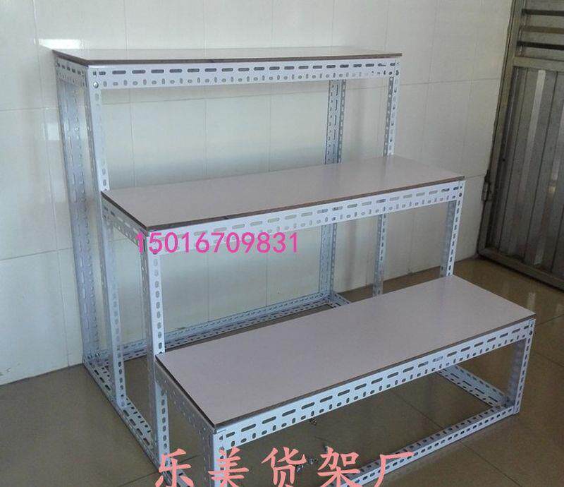 梯形货架台阶粮油水果月饼日用品花店展示架角钢花架礼品架金蛋架