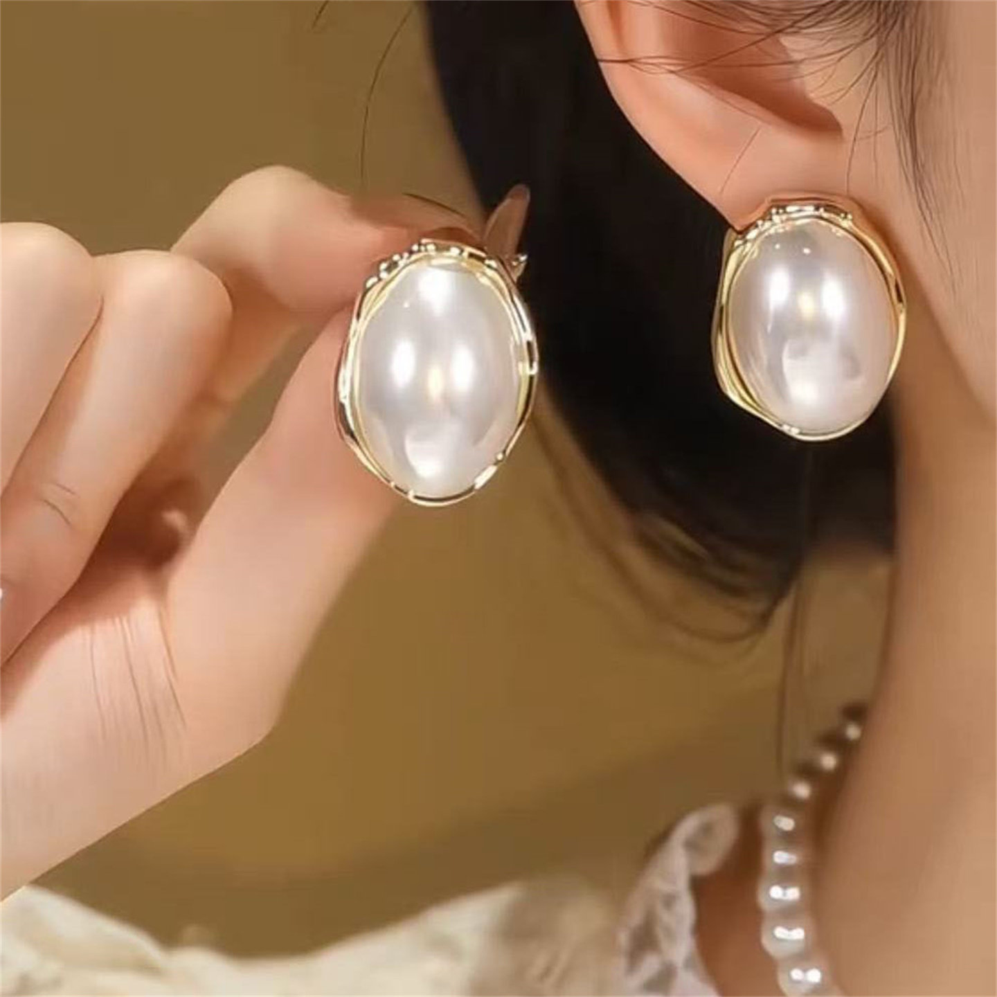 复古法式优雅贵气珍珠耳环新款爆款百搭气质耳饰个性夸张耳钉银针,饰品/流行首饰/时尚饰品新,耳环,淘宝优惠券,粉丝福利购,淘宝优惠卷