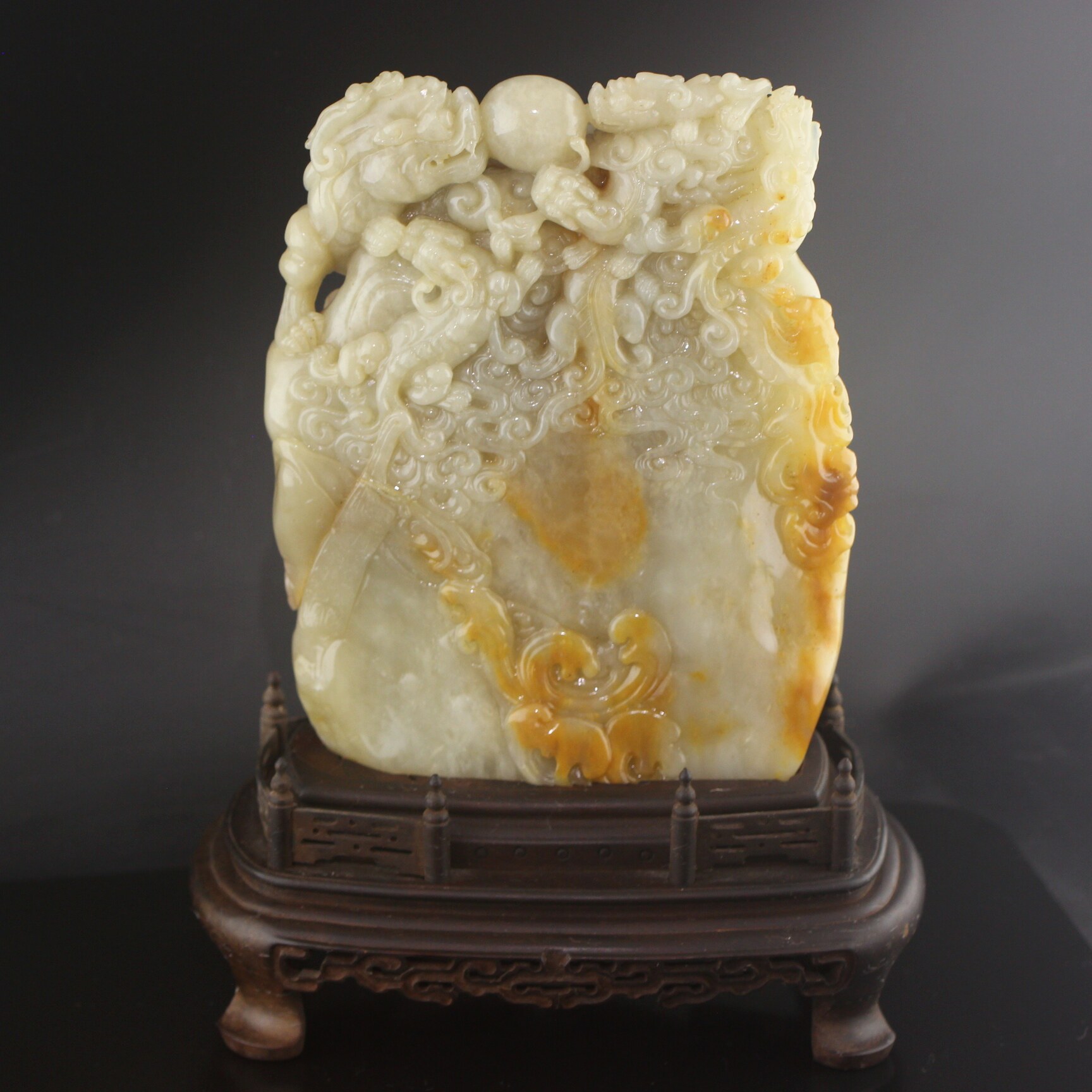 昌化冻石瑞兽呈祥摆件天然玉石貔貅摆件手工雕刻招财石雕工艺礼品