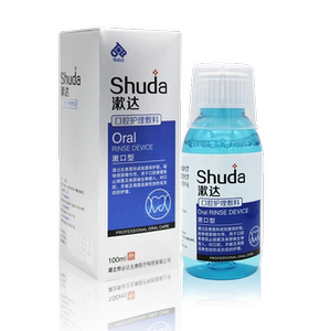 漱达口腔护理敷料漱口型100ml牙龈出血肿痛口臭口腔异味口腔溃疡
