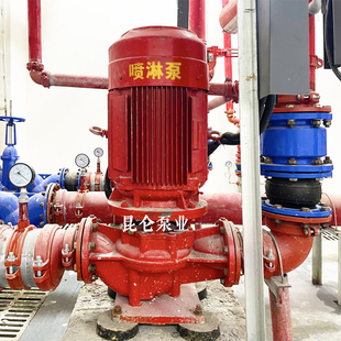 消防水泵室内外消火栓泵喷淋泵组离心管道泵增压稳压设备电泵 立式