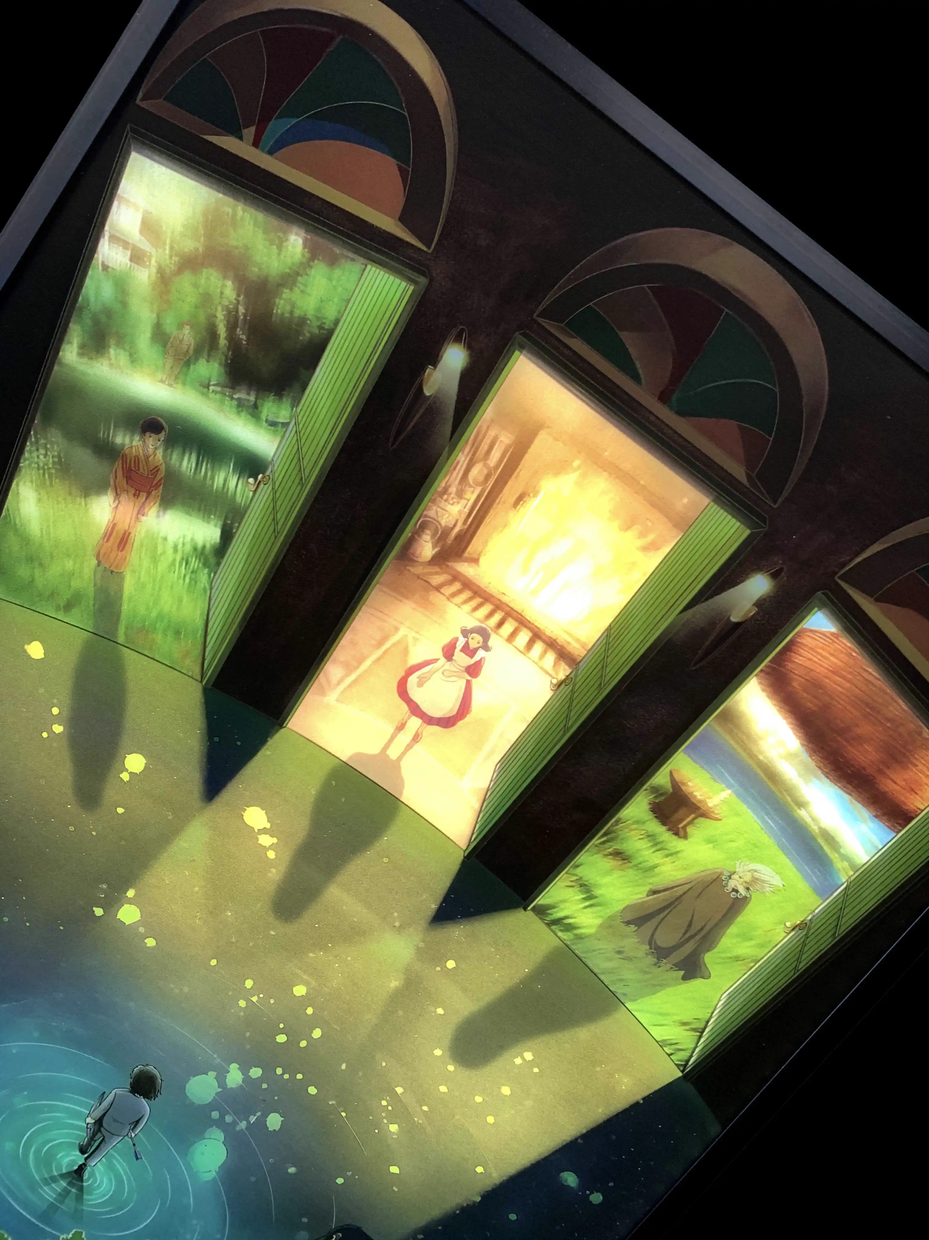 你想活出怎样的人生宫崎骏灯光装饰画二次元周边挂画礼物壁画挂画