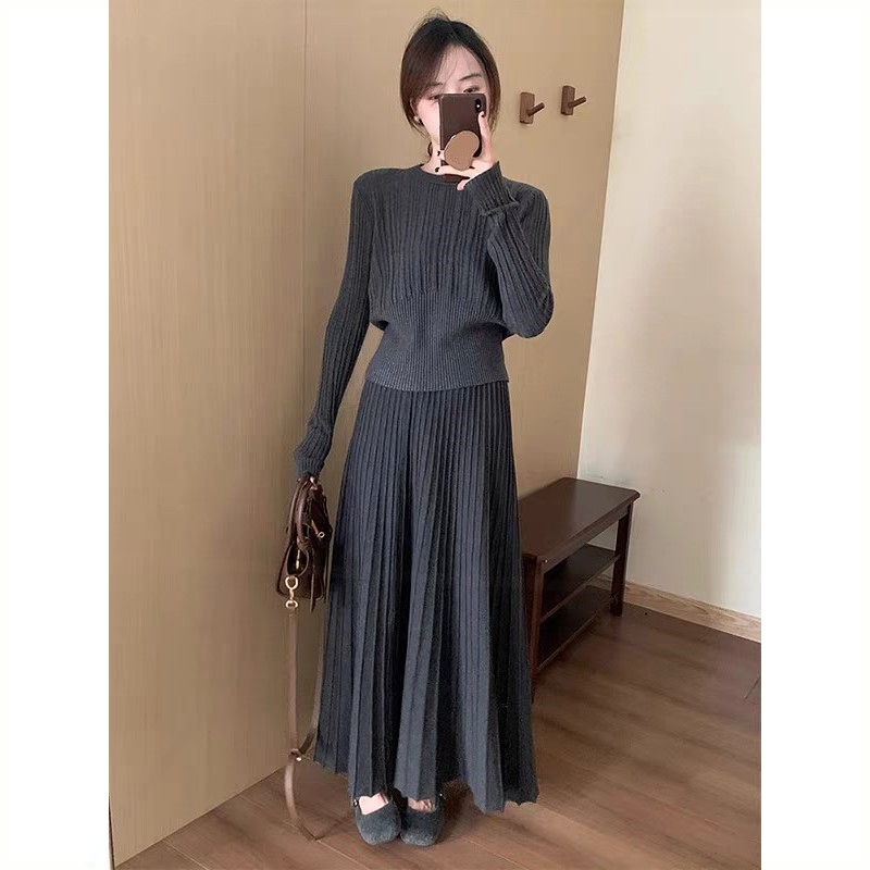 半身裙套装女秋冬季新款高级感显