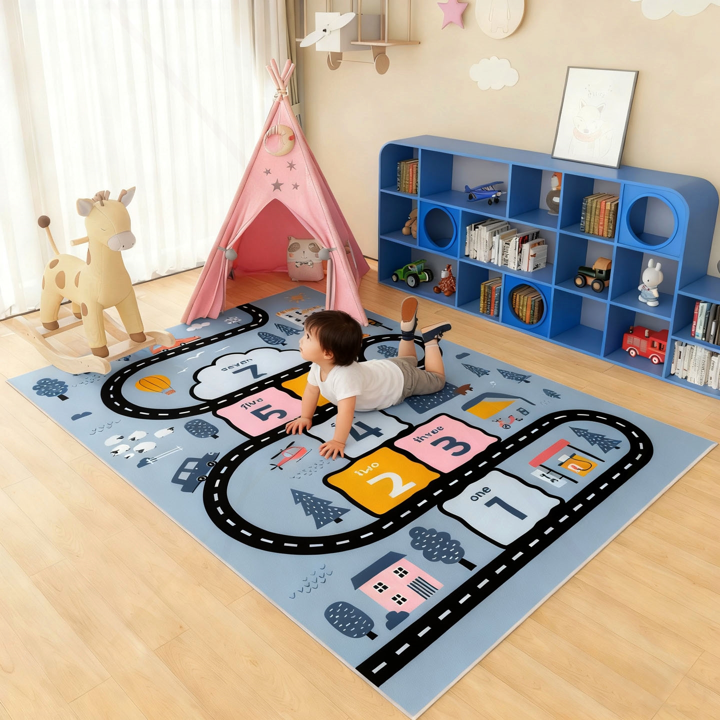 三杰师兄石墨烯碳晶地暖垫儿童房