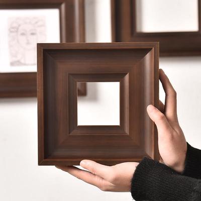 中古风复古实木宽边画框