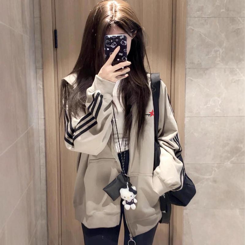 连帽情侣上衣季冠军美式复古宽松