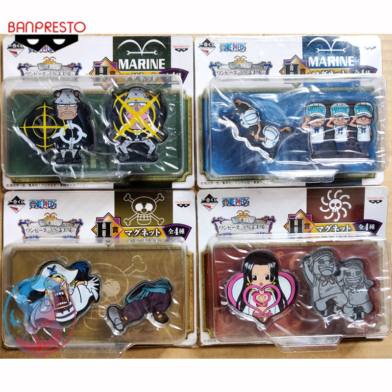 眼镜厂海贼王VS海军篇冰箱磁贴MARINE磁性装饰一番赏OnePiece周边 - 实物图