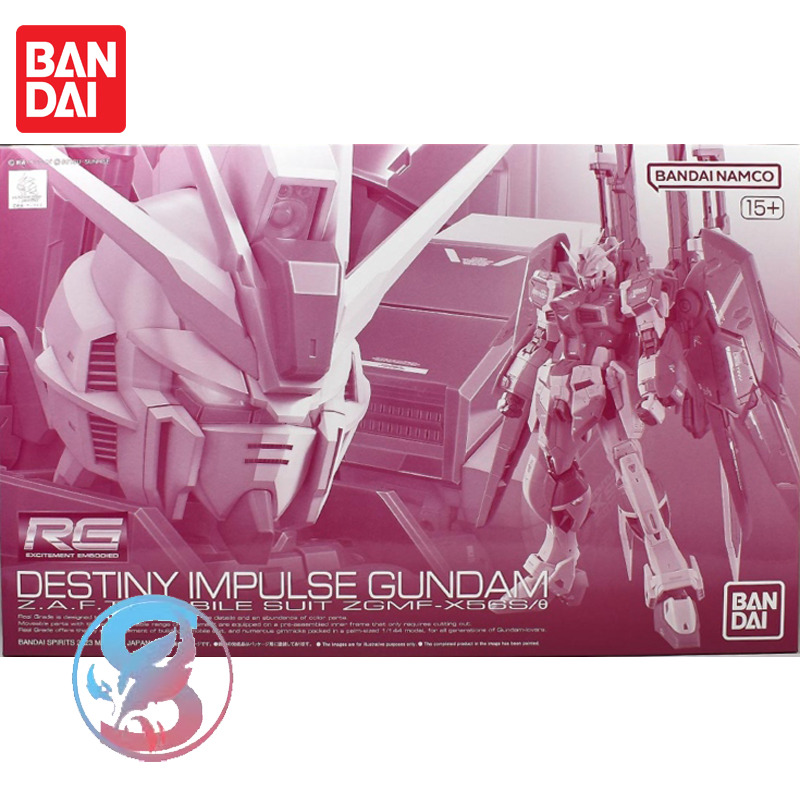 正品万代 PB限定 RG 1/144 命运脉冲高达 高达SEED 拼装模型 现货
