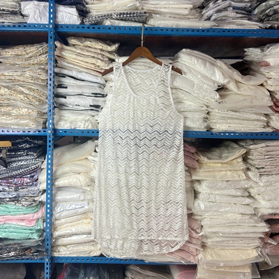 小众设计感蕾丝叠穿背心裙女春夏季纱裙帘镂空裙罩遮屁股连衣裙子