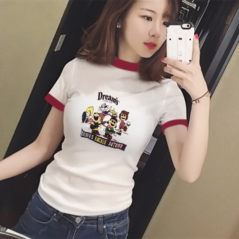 古着感少女超火cec网红短袖t恤(用1元券)