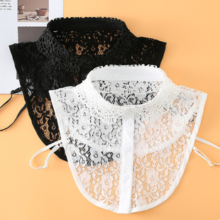 新款假领子女百搭假领高档搭配毛衣内搭秋冬春季配卫衣蕾丝衬衣领