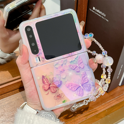 适用华为PuraX手机壳油画蝴蝶