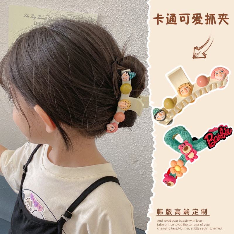 可爱发饰儿童抓夹小女孩网红发夹鲨鱼夹发卡女童2022新款夹子头饰