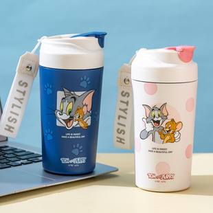 猫和老鼠联名咖啡水杯子保温陶瓷内胆随手杯女新款高颜值生日礼物