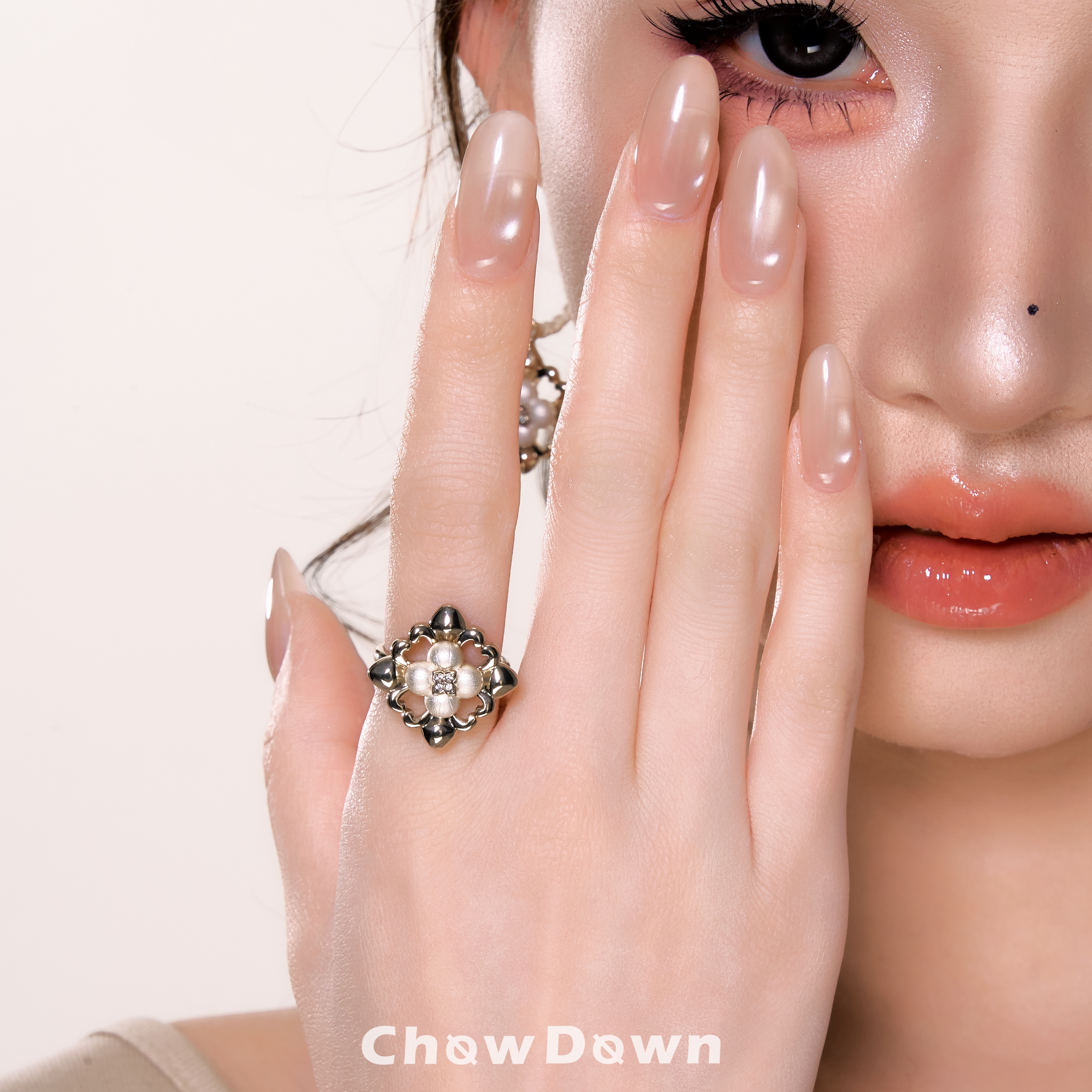 irises鸢尾系列开口戒指