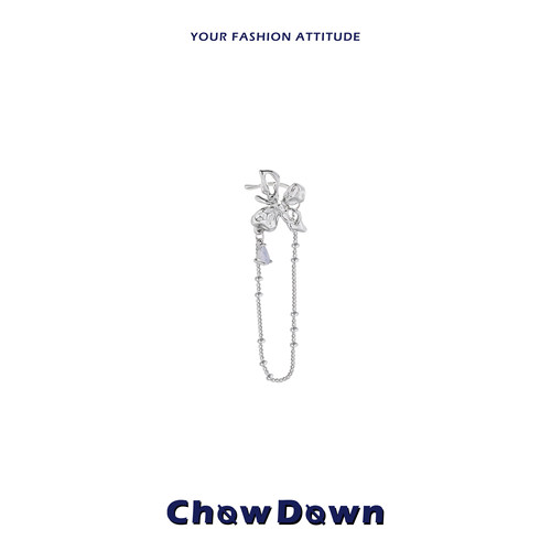 CHOWDOWN蝴蝶梦境长款耳骨夹