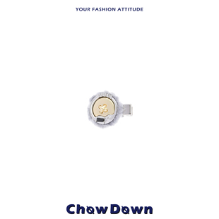 CHOWDOWN毛绒纽扣发夹女网红小巧精致碎发整理神器秋冬刘海夹发饰