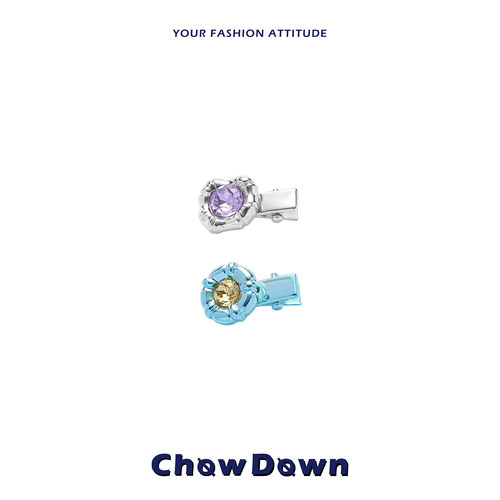 CHOWDOWN电音多巴胺边夹y2k