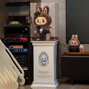 大首领大天使娃衣拉布布zimomo搪胶公仔衣服装labubu泡泡玛特58cm