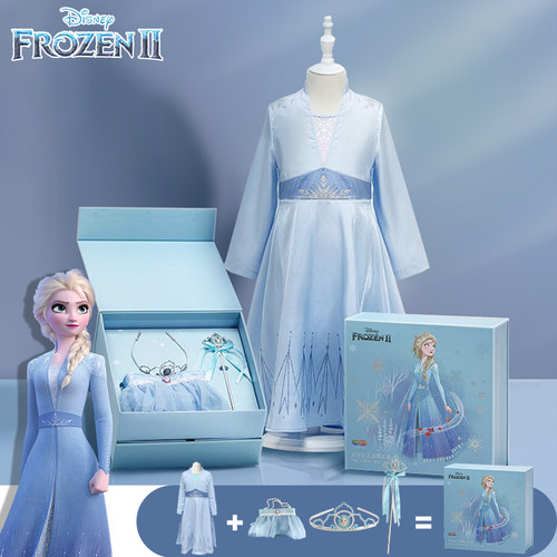 女童连衣裙爱莎女王加冕礼盒