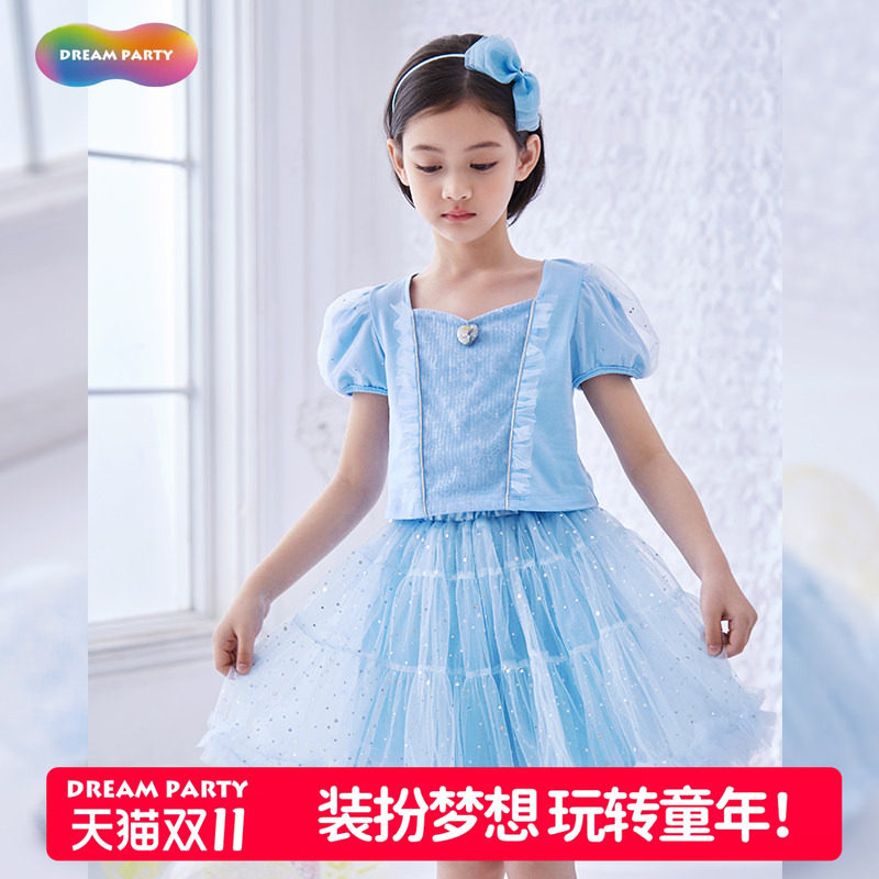 女童公主裙仙蒂tutu裙套装