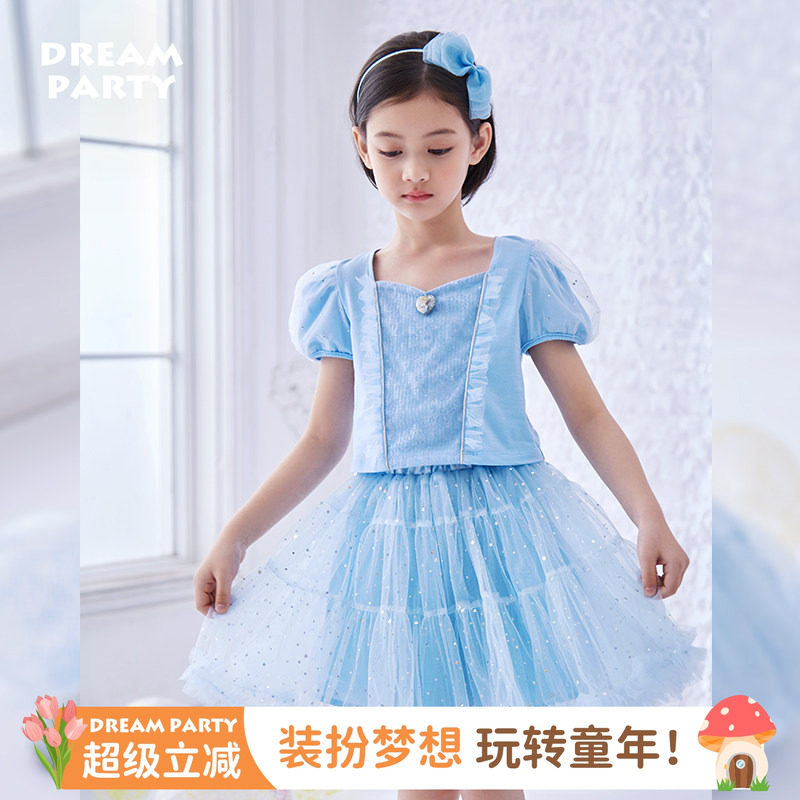 女童公主裙仙蒂tutu裙套装
