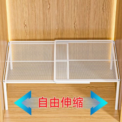 可伸缩碳钢衣柜空间利用