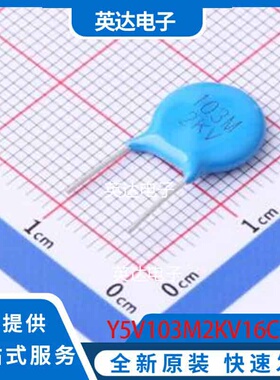 Y5V103M2KV16CC0204 插件,P=7.5mm 原装正品