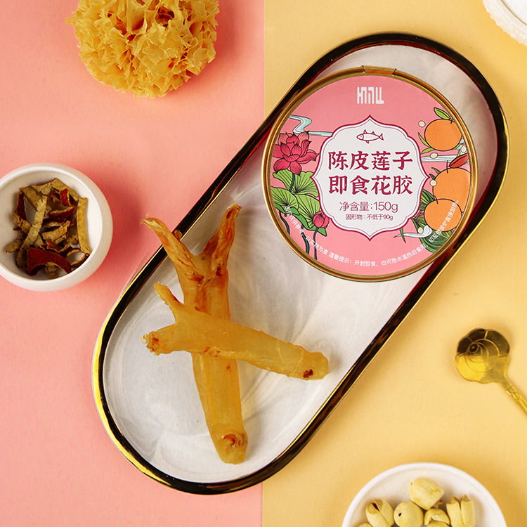 大洲新燕陈皮莲子即食花胶单碗方便速食碗装粥药食同源营养早餐粥