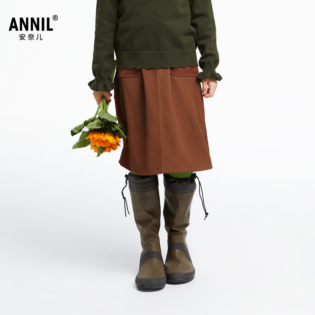 【商场同款】安奈儿童装女童半身裙2024新款秋休闲时尚AG433628,童装/婴儿装/亲子装,半身裙,淘宝优惠券,粉丝福利购,淘宝优惠卷