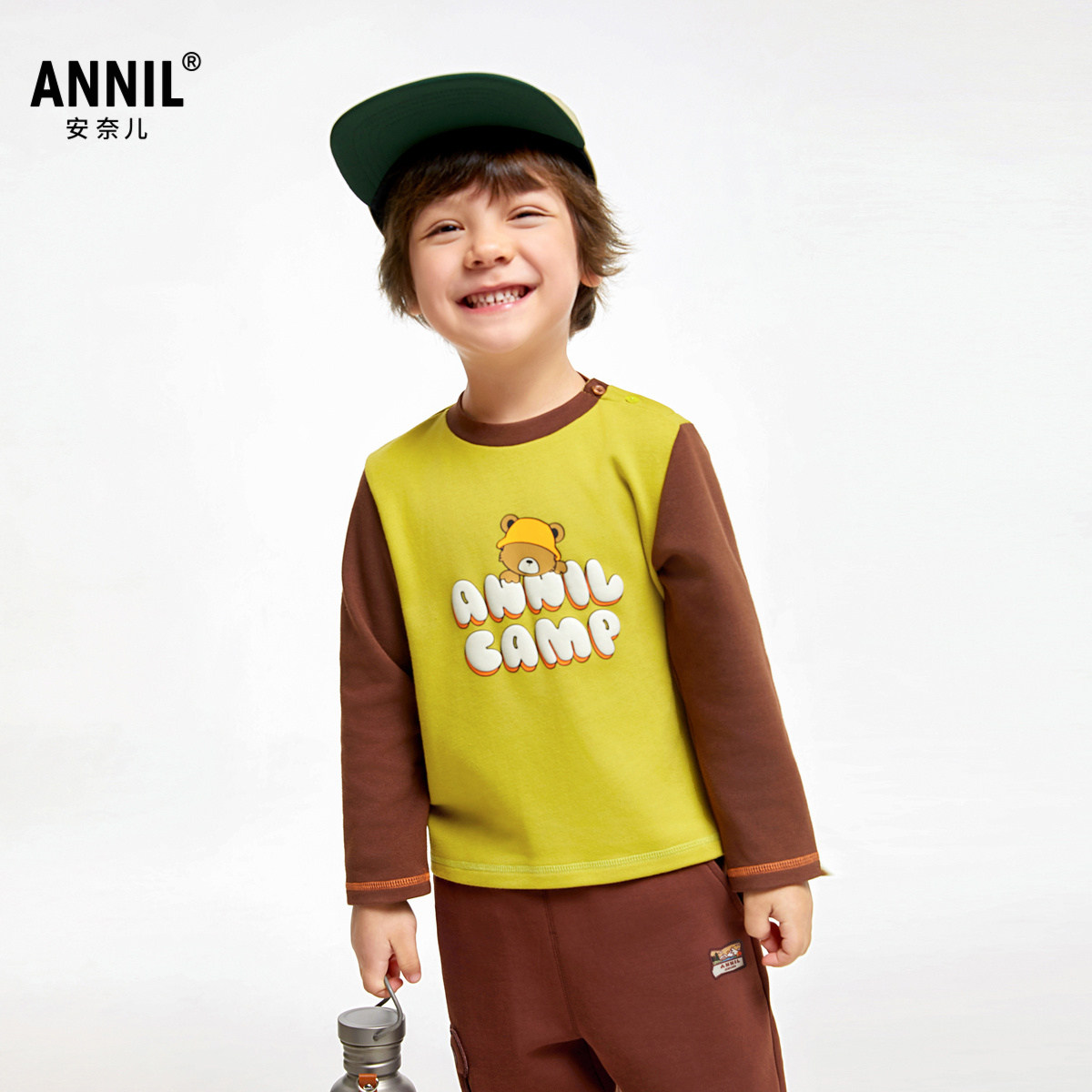【商场同款】安奈儿童装男童长袖T恤2024新款秋卡通打底XB431721,童装/婴儿装/亲子装,T恤,淘宝优惠券,粉丝福利购,淘宝优惠卷