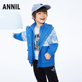 男童风衣外套2024新款 安奈儿童装 春两件套XB415531 商场同款