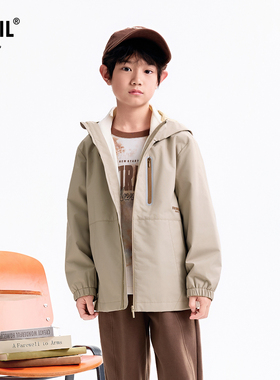 【商场同款】安奈儿童装男童女童外套两件套2025冬新款AM545127