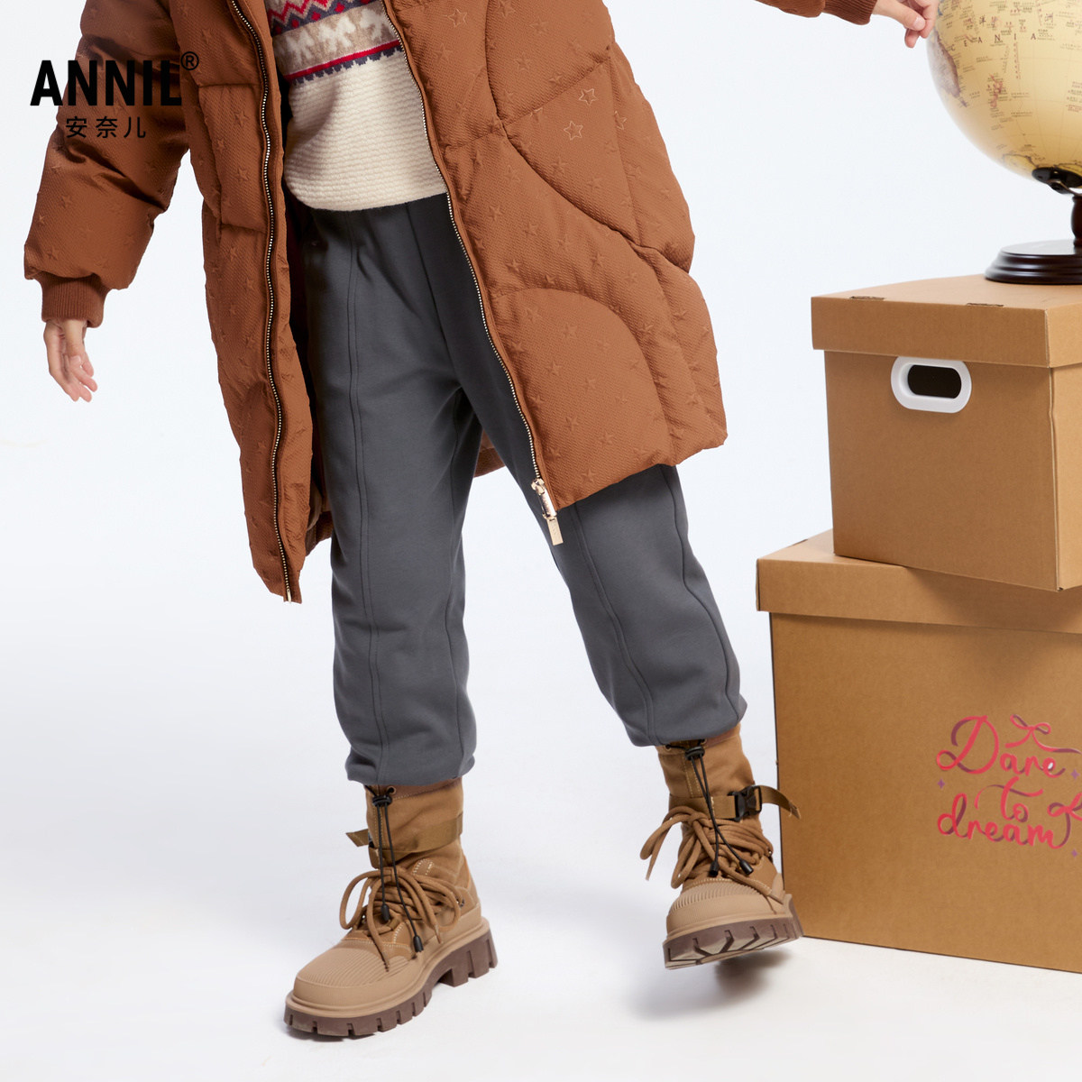 【商场同款】安奈儿童装女童裤子2024冬新款时尚棉裤长裤AG446818,童装/婴儿装/亲子装,裤子,淘宝优惠券,粉丝福利购,淘宝优惠卷