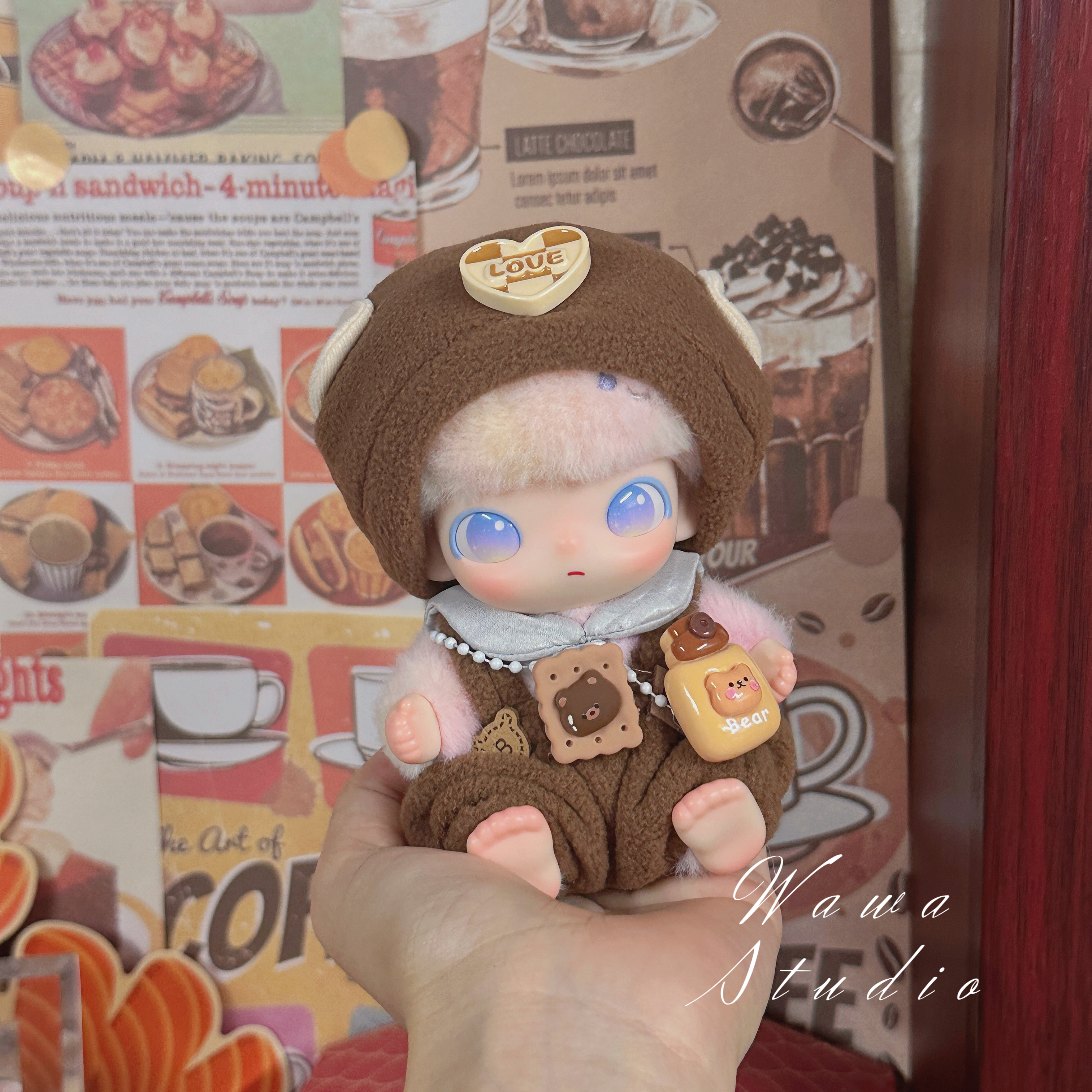 dimoo新生日记娃衣可爱宝宝服新款着替换装娃衣哭娃Labubu拉咘咘