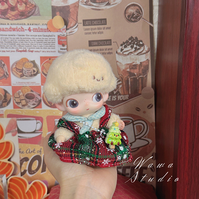 dimoo新生日记娃衣可爱宝宝服新款圣诞换装娃衣哭娃Labubu拉布布