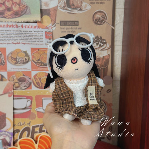 yuy小玉娃衣晚安日记漫画小人漫画可爱套装毛绒衣服裙子裤子15cm
