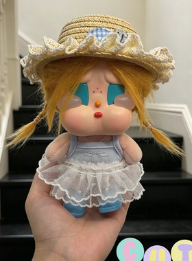 哭娃CRYBABYvacation系列搪胶毛绒吊卡甜在一起娃衣crybaby衣服