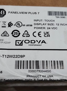 AB罗克韦尔触摸屏2711P-T12W22D9P人机界面