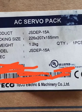 TECO（东元）伺服驱动器JSDEP-15A
