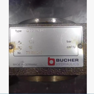 010R 100020062 010R停产替代型号QX21 布赫BUCHER齿轮泵QT21