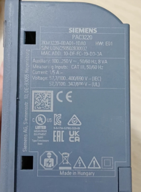 西门子7KM3120-0BA01-1DA0 7KM3220-0BA01-1DA0多功能电力仪表
