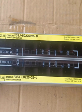 OMRON欧姆龙F3SJ-E0705P25安全光栅 光幕传感器 F3SJ-E0705-25-L